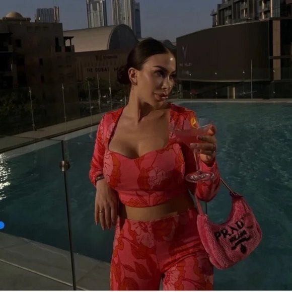 ZARA Jacquard Pants - Picture 4 of 4